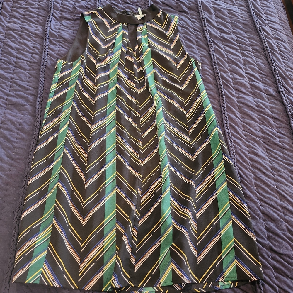 1. State Black and Green Dress
